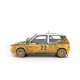 Fiat Uno Turbo i.e. Rally Portugal 1986 Nr.22 muddied, Laudoracing-Model 1/18 scale