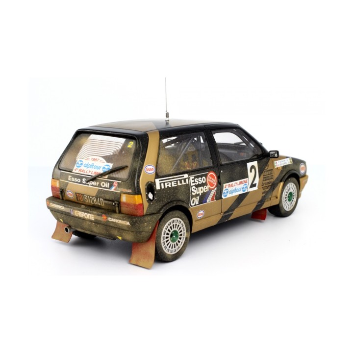 Fiat Uno Turbo i.e. Grifone Rally Limone 1987 Nr.2 muddied