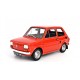 Polski Fiat 126P 1972 red, Laudoracing-Model 1/18 scale