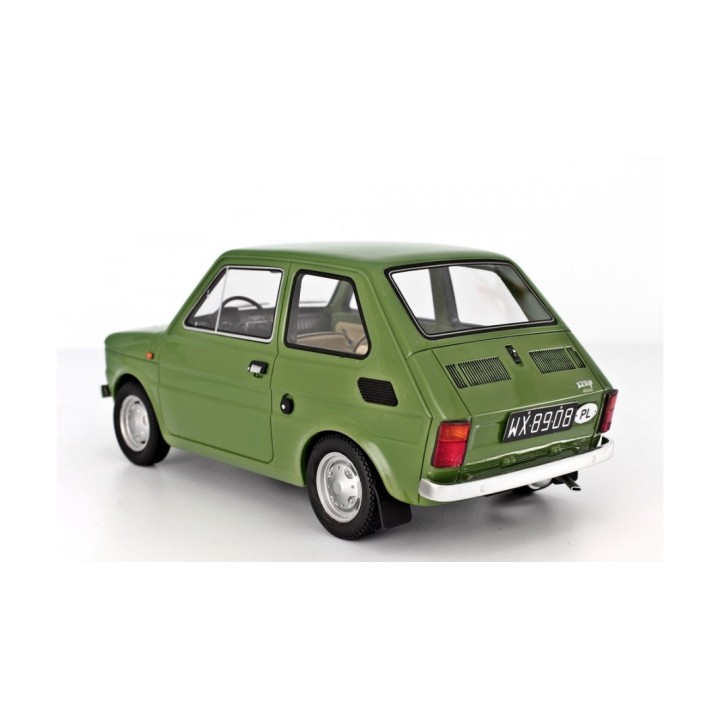 Polski Fiat 126P 1972 green, Laudoracing-Model 1/18 scale
