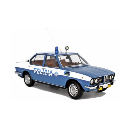 Alfa Romeo Alfetta 1.8 Polizia Squadra Volante 1976, Laudoracing-Model 1/18 scale