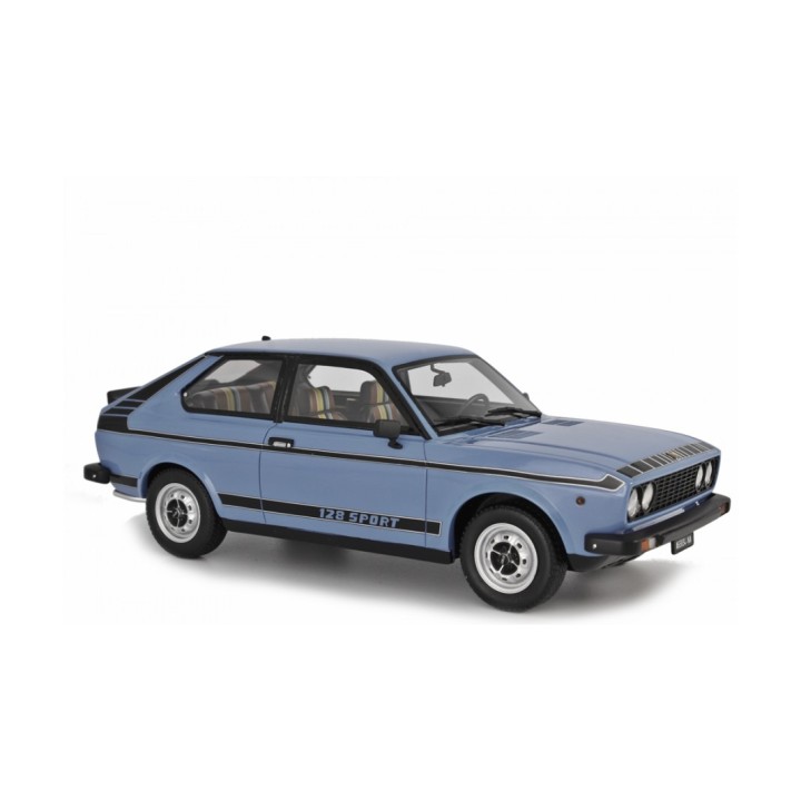 Fiat 128 3P 1100 Sport 1975 blue, Laudoracing-Model 1/18 scale