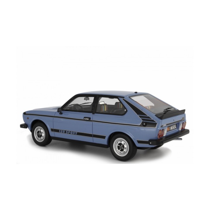 Fiat 128 3P 1100 Sport 1975 modrá, Laudoracing-Model 1:18