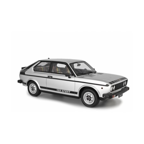 Fiat 128 3P 1100 Sport 1975 silver, Laudoracing-Model 1/18 scale