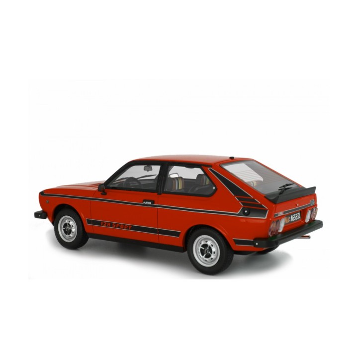 Fiat 128 3P 1100 Sport 1975 red, Laudoracing-Model 1/18 scale