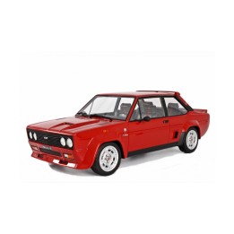 Fiat 131 Abarth Stradale 1976 red, Laudoracing-Model 1/18 scale