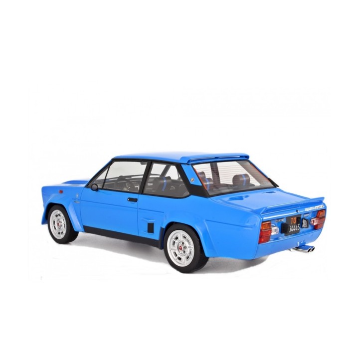 Fiat 131 Abarth Stradale 1976 blue, Laudoracing-Model 1/18 scale