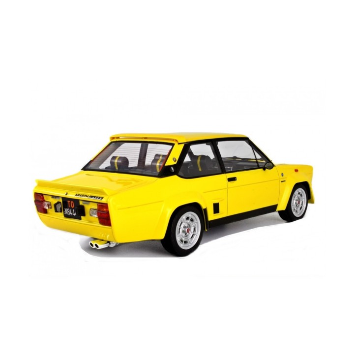 Fiat 131 Abarth Stradale 1976 žlutá, Laudoracing-Model 1:18