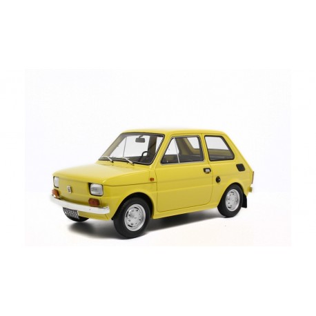 Polski Fiat 126P 1972 žlutá, Laudoracing-Model 1:18