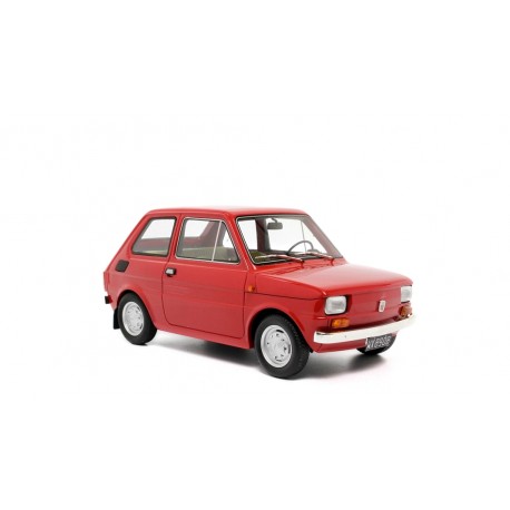 Polski Fiat 126P 1972 červená, Laudoracing-Model 1:18