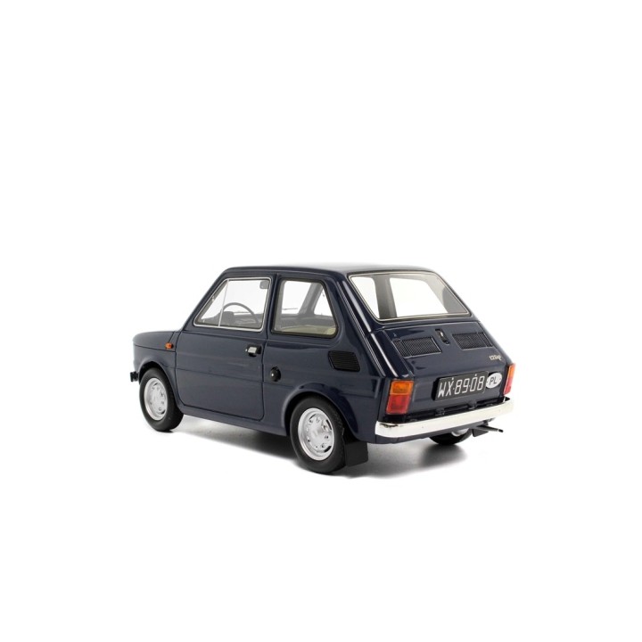Polski Fiat 126P 1972 modrá, Laudoracing-Model 1:18