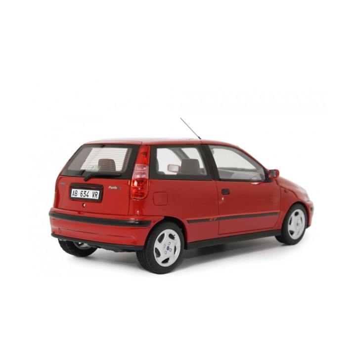 Fiat Punto GT 1400 1993 red, Laudoracing-Model 1/18 scale