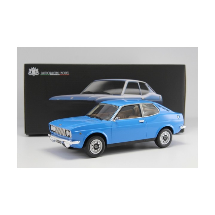Fiat 128 Coupè 1300 SL 1972 modrá, Laudoracing-Model 1:18
