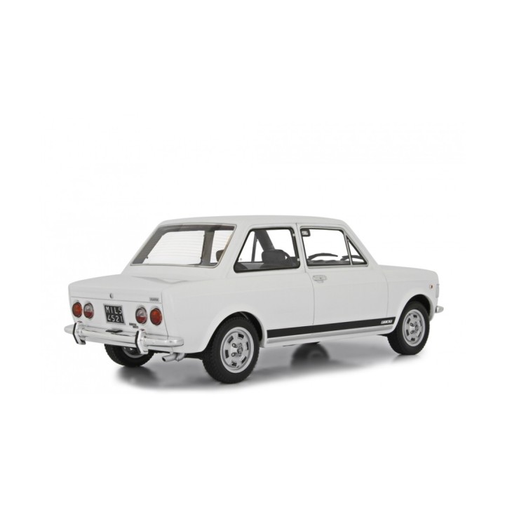 Fiat 128 rally 1971 white, Laudoracing-Model 1/18 scale