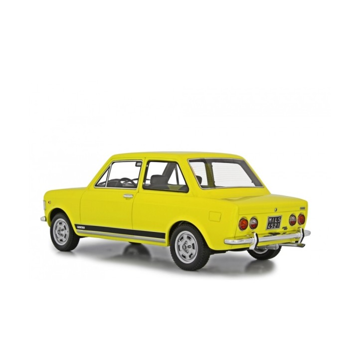 Fiat 128 rally 1971 yellow, Laudoracing-Model 1/18 scale