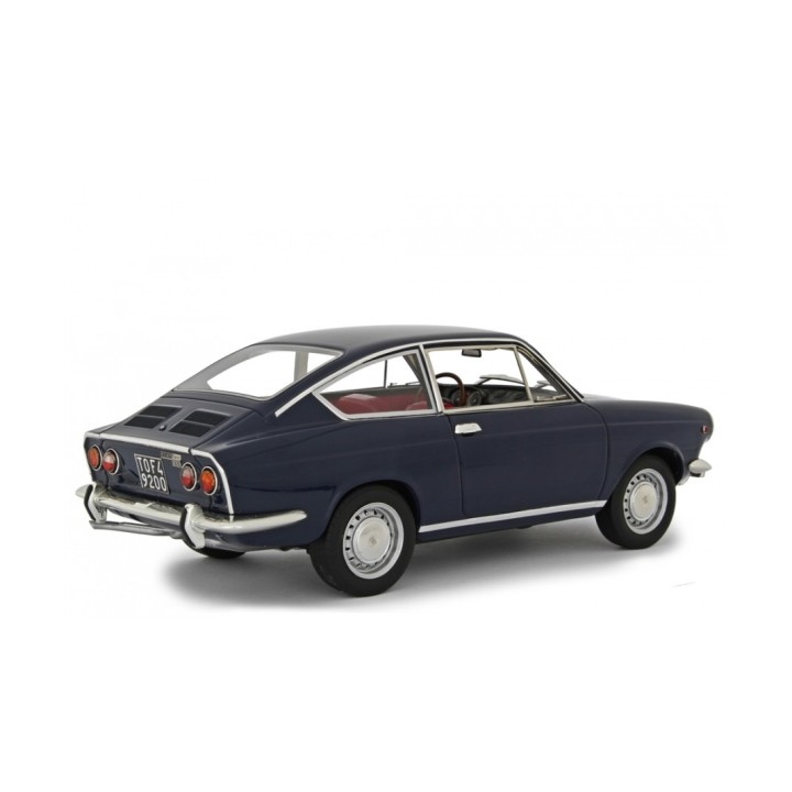 Fiat 850 Sport Coupè 1968 blue, Laudoracing-Model 1/18 scale