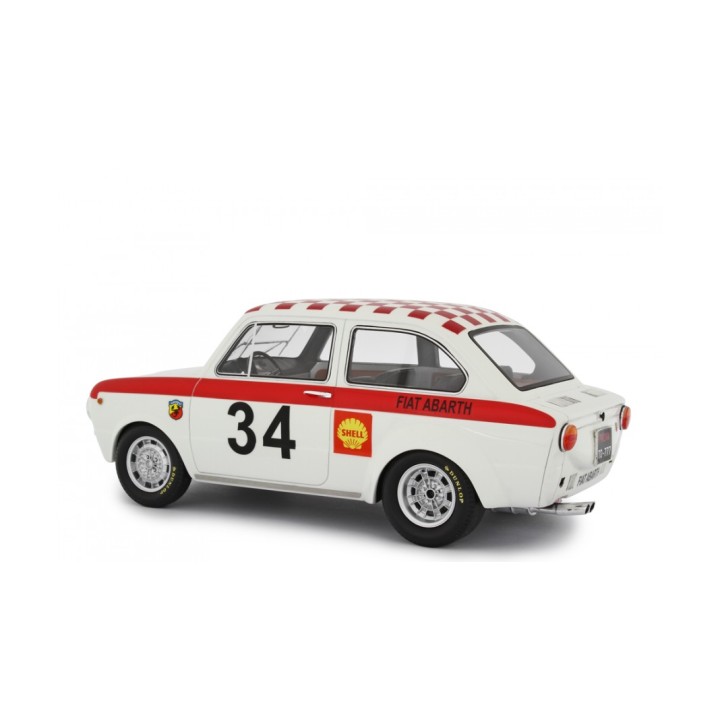 Fiat Abarth 1600 OT - 1964 Historic Races white, Laudoracing-Model 1/18 scale