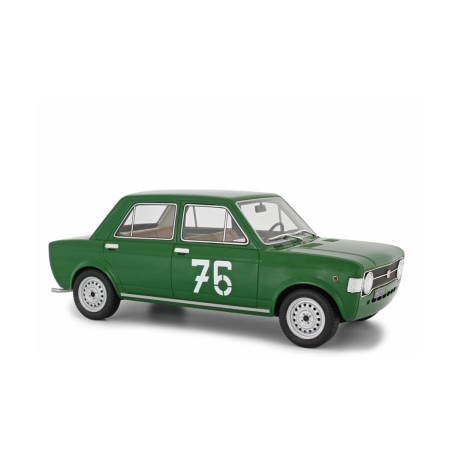 Fiat 128 rally Corsa della Mendola, driver Eraldo Olivari, green, Laudoracing-Model 1/18 scale