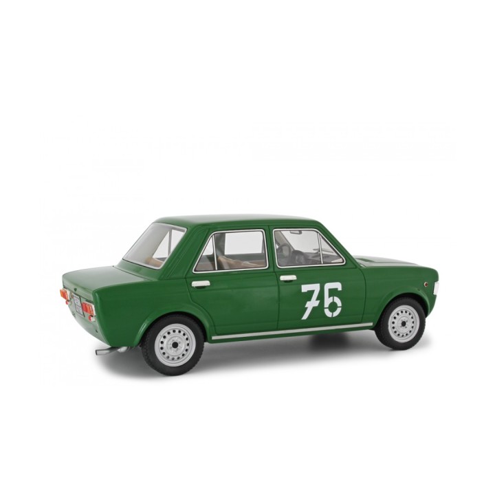 Fiat 128 rally Corsa della Mendola, řidič Eraldo Olivari, zelená, Laudoracing-Model 1:18