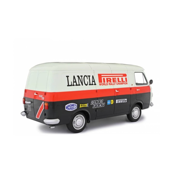 Fiat 238 VAN Fiat Service 1967 white, Laudoracing-Model 1/18 scale