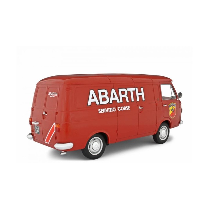 Fiat 238 VAN Abarth Servizio Corse 1970 bílá, Laudoracing-Model 1:18
