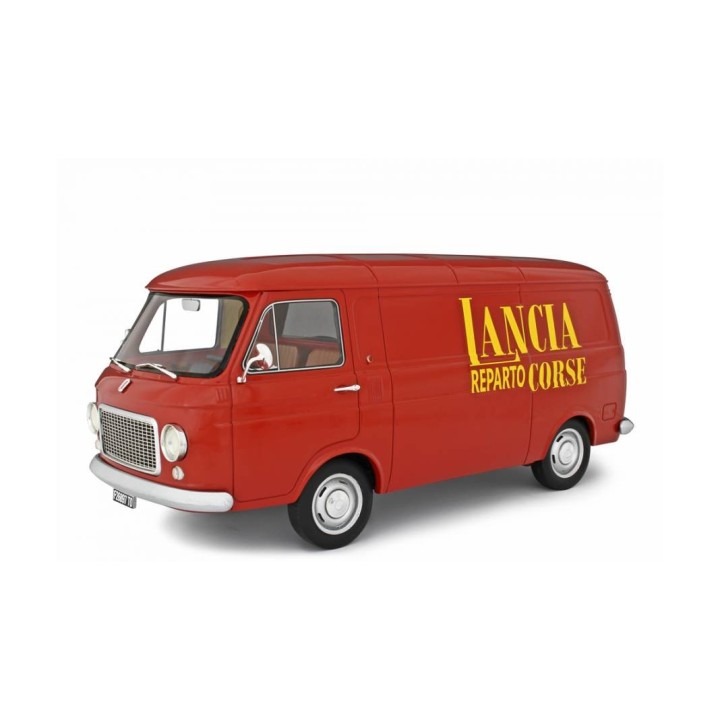 Fiat 238 VAN Assistenza Corse Lancia 1971 červená, Laudoracing-Model 1:18