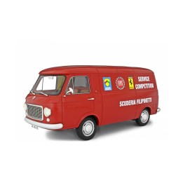 Fiat 238 VAN Assistenza Corse Scuderie Filipinetti 1970 red, Laudoracing-Model 1/18 scale