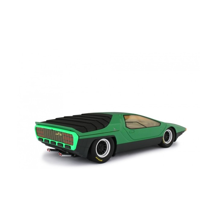 Alfa Romeo 33 Bertone Carabo 1968 Museum Version green, Laudoracing-Model 1/18 scale