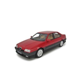 Alfa Romeo 164 3.0 V6 Q4 1993 red, Laudoracing-Model 1/18 scale