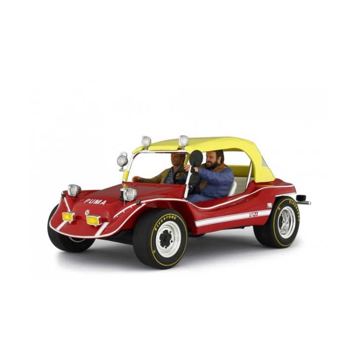 Puma Dune Buggy 1972  + Bud Spencer + Terence Hill, red, Laudoracing-Model 1/18 scale