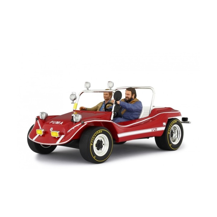 Puma Dune Buggy 1972  + Bud Spencer + Terence Hill, red, Laudoracing-Model 1/18 scale