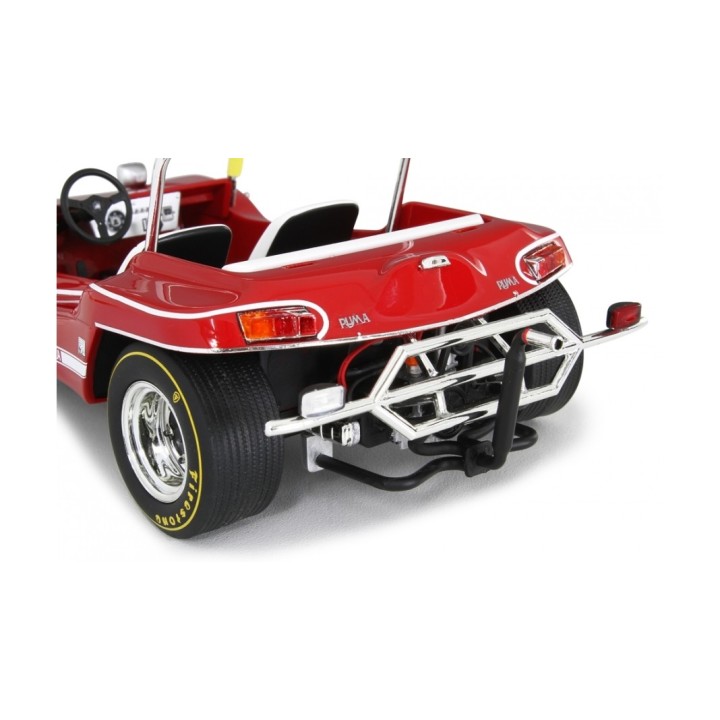 Puma Dune Buggy 1972  + Bud Spencer + Terence Hill, red, Laudoracing-Model 1/18 scale