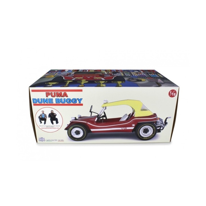 Puma Dune Buggy 1972  + Bud Spencer + Terence Hill, red, Laudoracing-Model 1/18 scale
