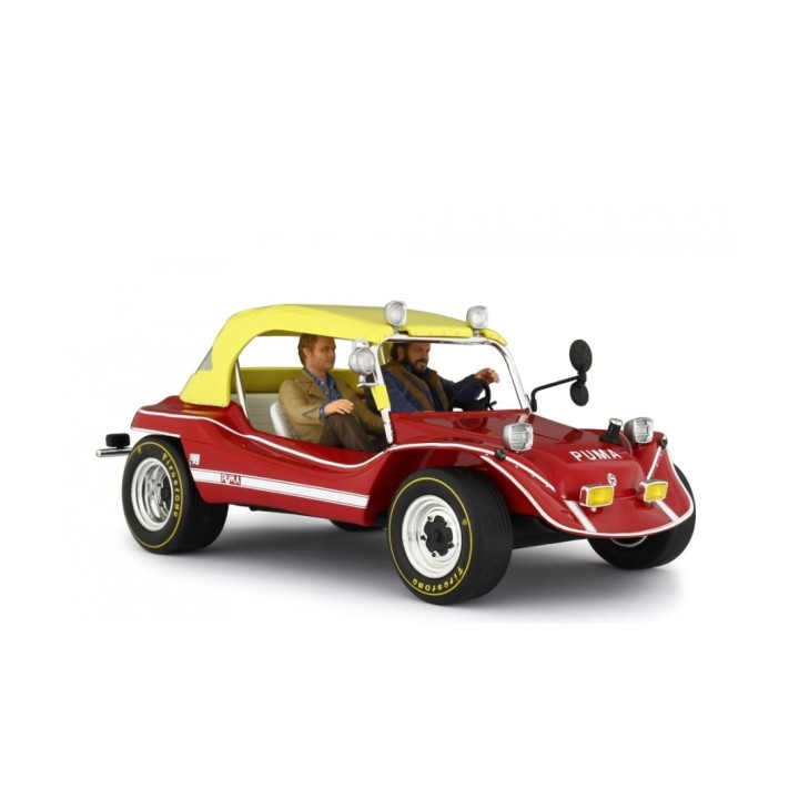 Puma Dune Buggy 1972  + Bud Spencer + Terence Hill, red, Laudoracing-Model 1/18 scale