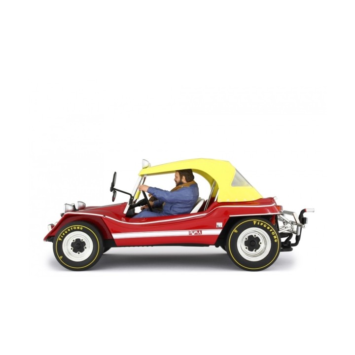 Puma Dune Buggy 1972  + Bud Spencer + Terence Hill, red, Laudoracing-Model 1/18 scale
