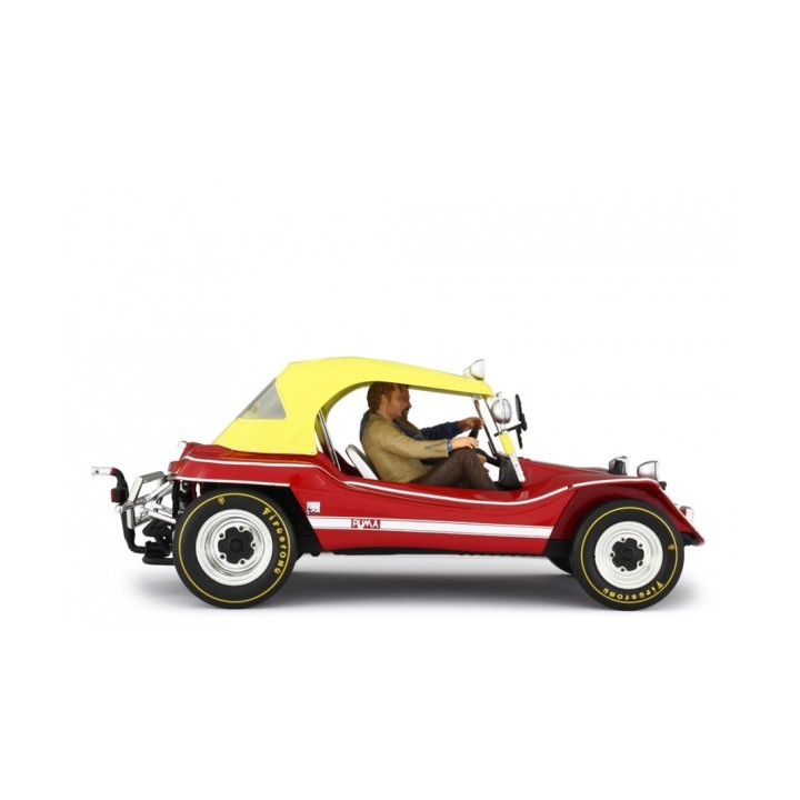 Puma Dune Buggy 1972  + Bud Spencer + Terence Hill, red, Laudoracing-Model 1/18 scale