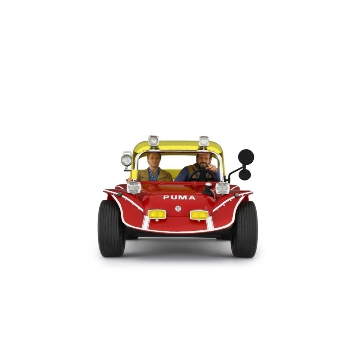 Puma Dune Buggy 1972  + Bud Spencer + Terence Hill, red, Laudoracing-Model 1/18 scale