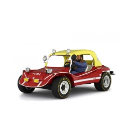 Puma Dune Buggy 1972  + Bud Spencer, red, Laudoracing-Model 1/18 scale