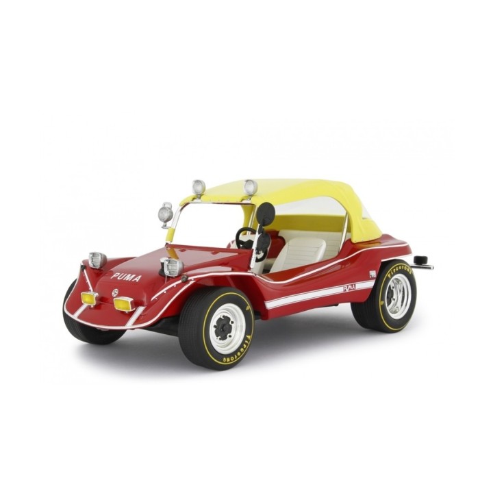 Set 2x Puma Dune Buggy 1972 + Bud Spencer + Terence Hill, červená, Laudoracing-Model 1:18