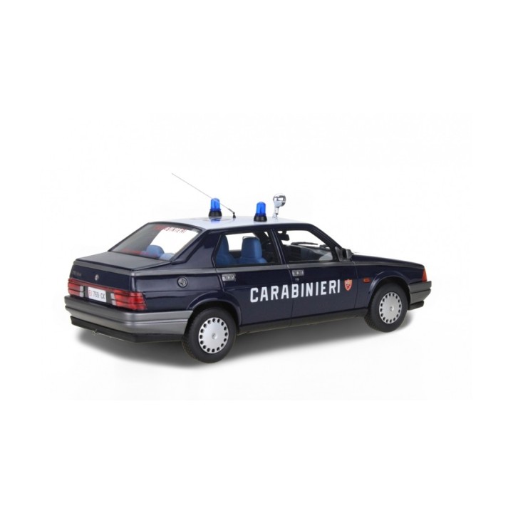 Alfa Romeo Alfa 75 1.8 IE Carabinieri 1988 dark blue, Laudoracing-Model 1/18 scale