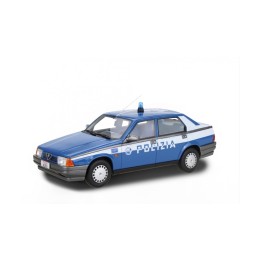 Alfa Romeo Alfa 75 1.8 IE Polizia 1988 blue, Laudoracing-Model 1/18 scale