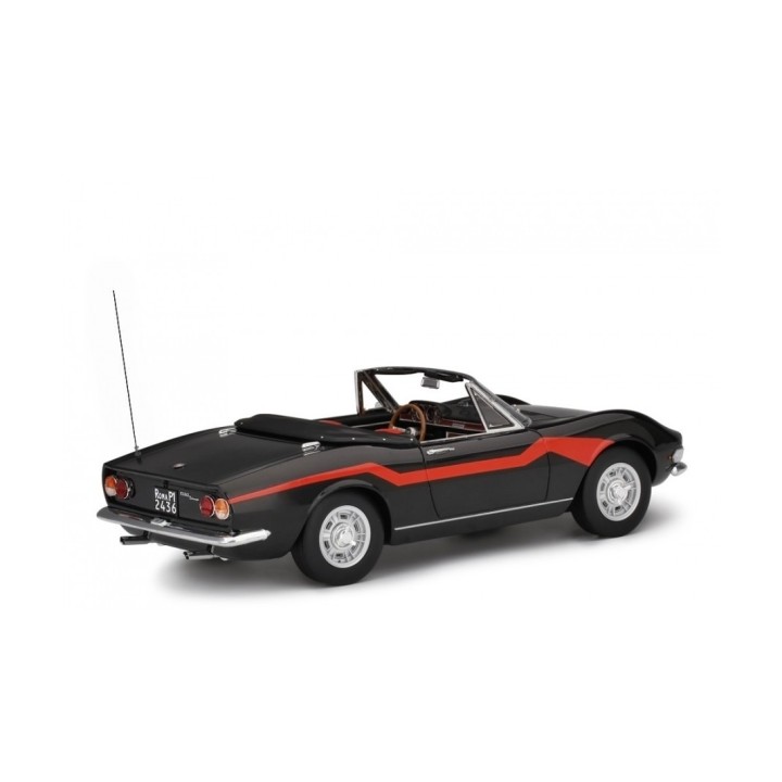 Fiat Dino Spider 2000 1967 Un Sacco Bello black, Laudoracing-Model 1/18 scale