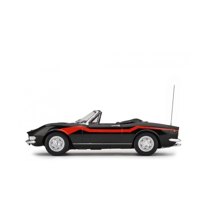 Fiat Dino Spider 2000 1967 Un Sacco Bello black, Laudoracing-Model 1/18 scale