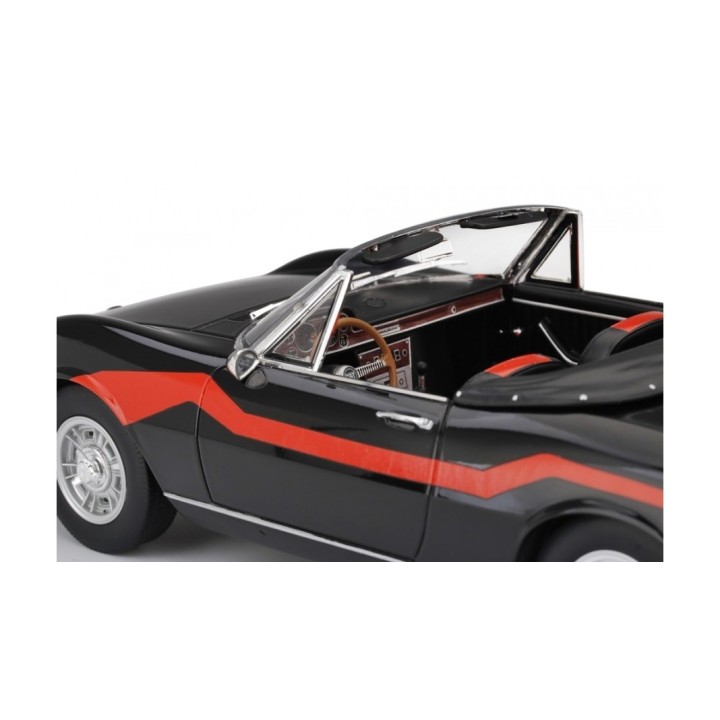 Fiat Dino Spider 2000 1967 Un Sacco Bello black, Laudoracing-Model 1/18 scale