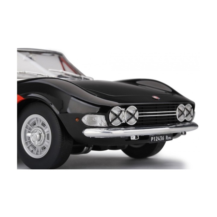 Fiat Dino Spider 2000 1967 Un Sacco Bello černá, Laudoracing-Model 1:18