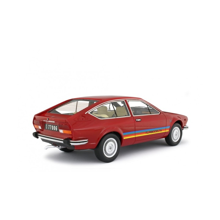 Alfa Romeo Alfetta GTV 2000 Turbodelta 1979 red, Laudoracing-Model 1/18 scale