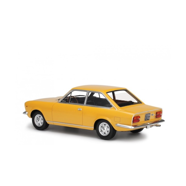 Fiat 124 Sport Coupé 1969 žlutáá, Laudoracing-Model 1:18