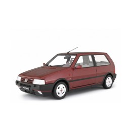 Fiat Uno Turbo 2. Serie MK2 Racing 1992 red metallic, Laudoracing-Model 1/18 scale