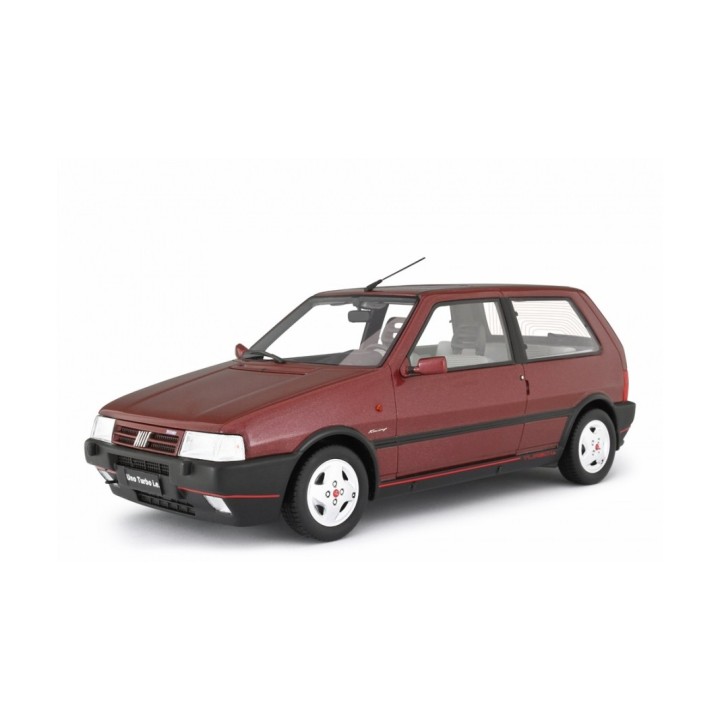 Fiat Uno Turbo 2. Série MK2 Racing 1992 červená metalíza, Laudoracing-Model 1:18