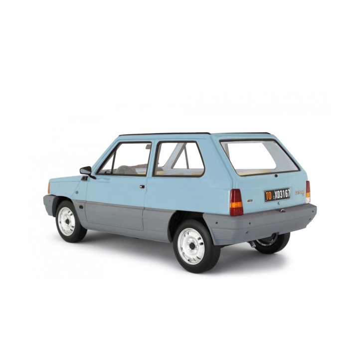 Fiat Panda 30 1980 blue, Laudoracing-Model 1/18 scale
